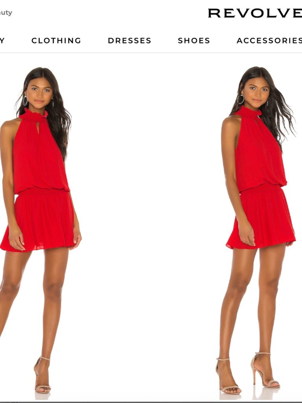 Amanda Uprichard Kimmie Dress Lipstick Red womens XS from REVOLVE